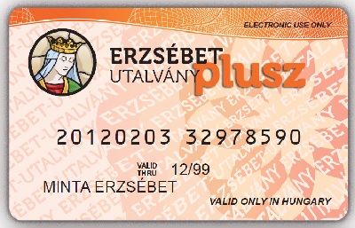 ERZSÉBET plusz kártya ERZSÉBET PLUSZ